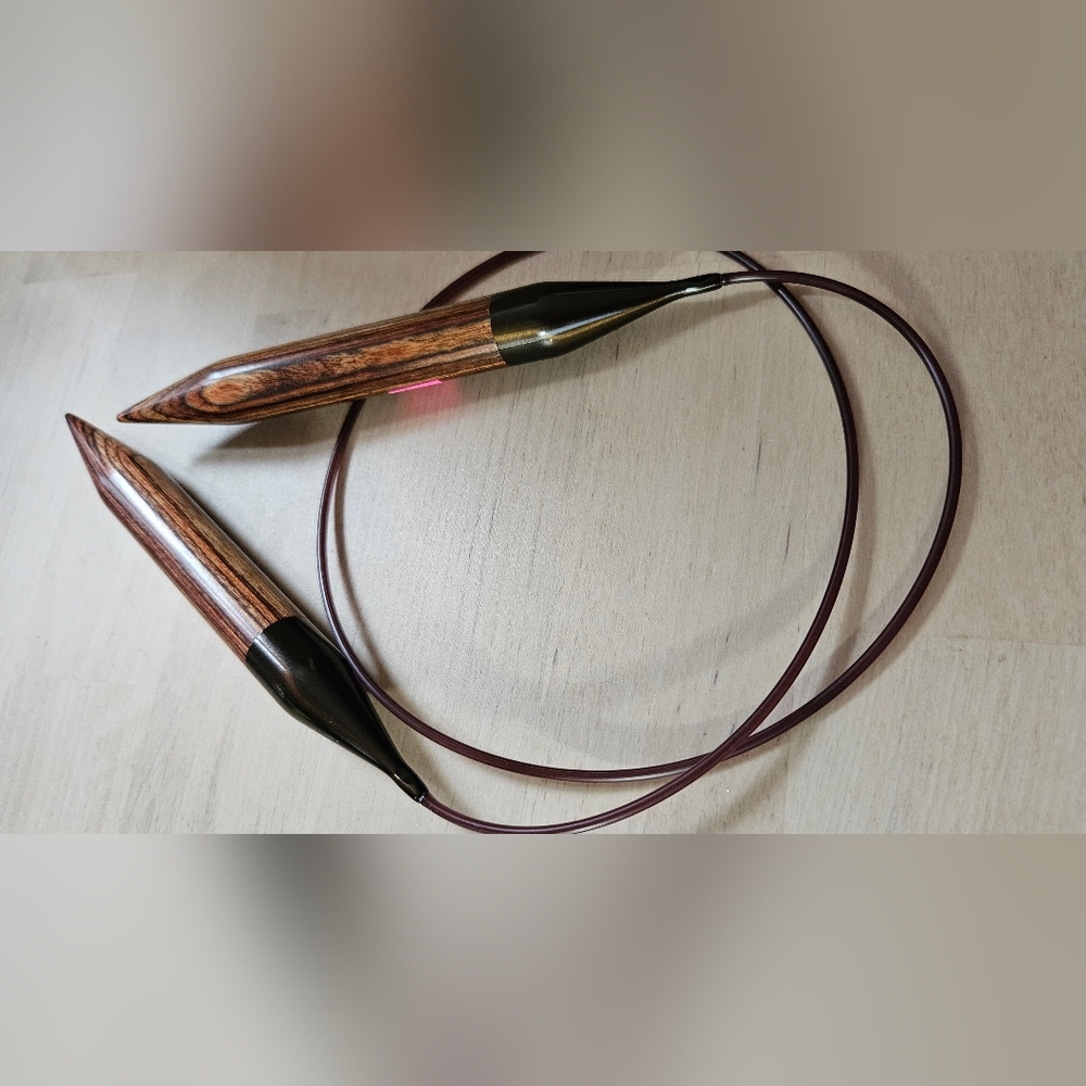 Wooden Handle Circular Knitting Needles